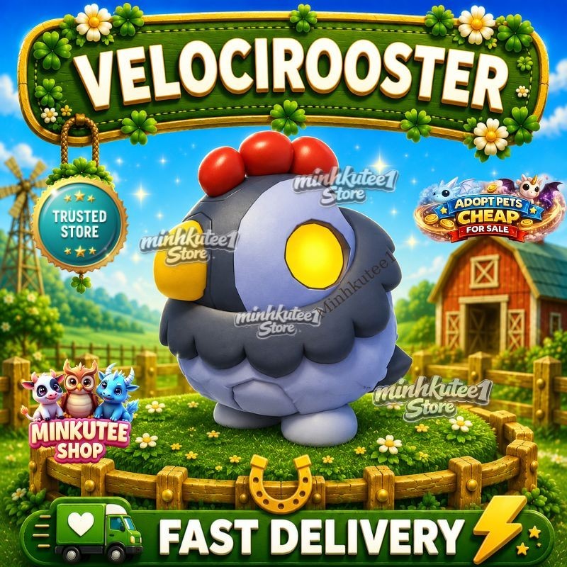 🐔 Velocirooster | FR/Fly/Ride Normal Adopt M1e Pet – Fast Delivery