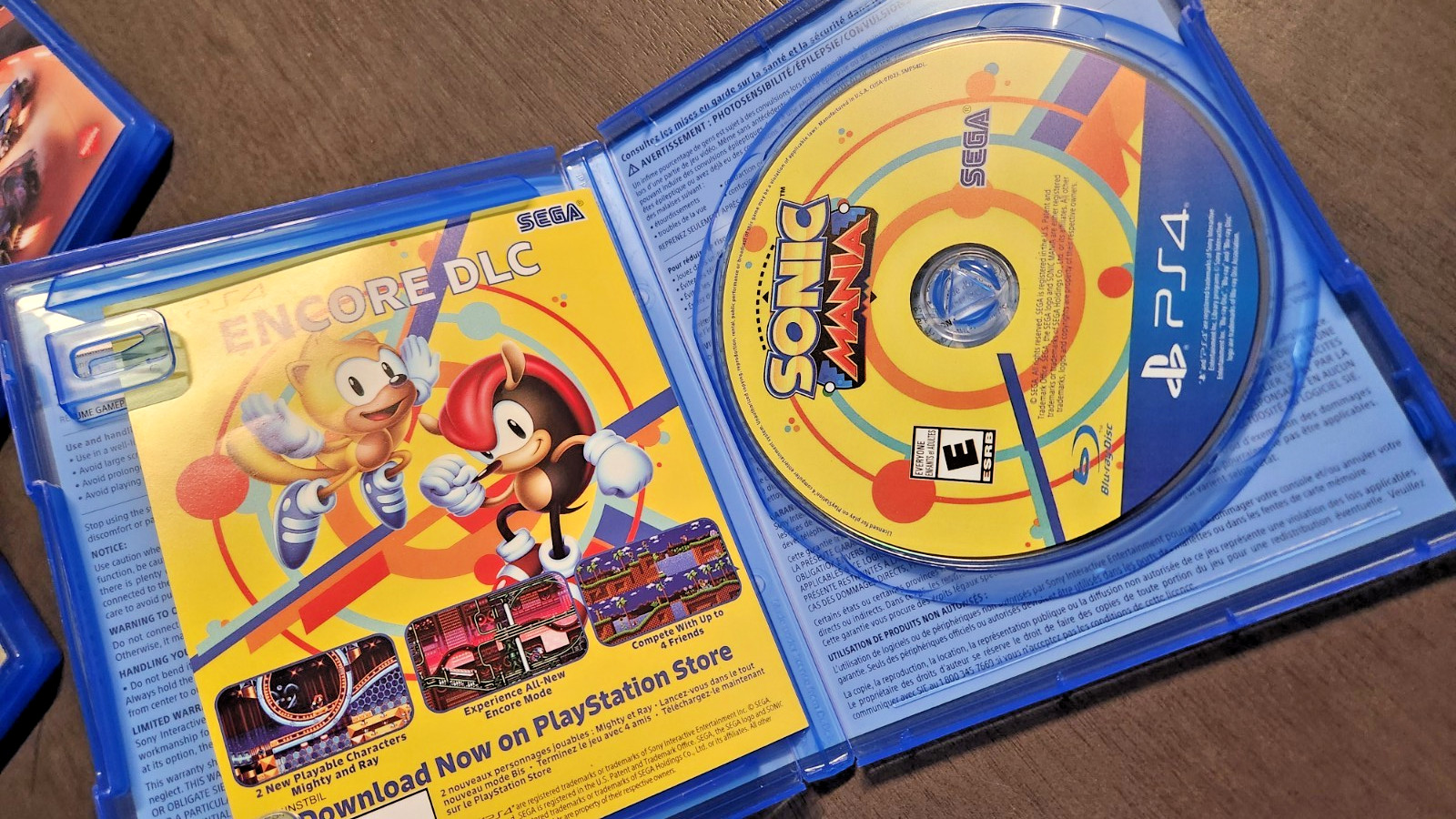 Sonic Mania – PS4 game CD, EXCELLENT condition, TESTED WORKING, IN ORIGINAL BOX