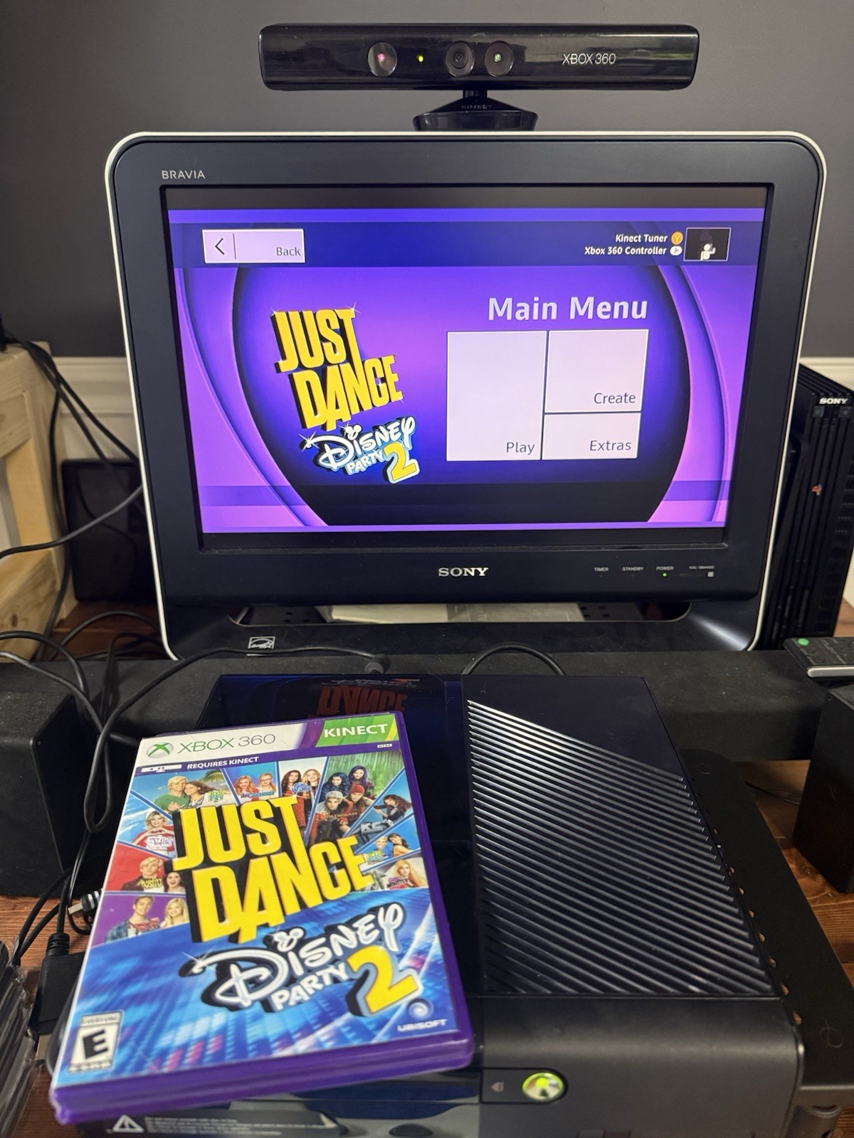 Just Dance Disney Party 1 & 2 Bundle Lot (Xbox 360 Kinect) TESTED Read & See Pic