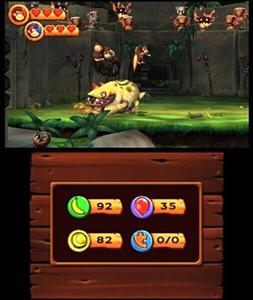 Donkey Kong Country Returns 3D – Nintendo 3DS New (Multiplayer, 2016 Platform)
