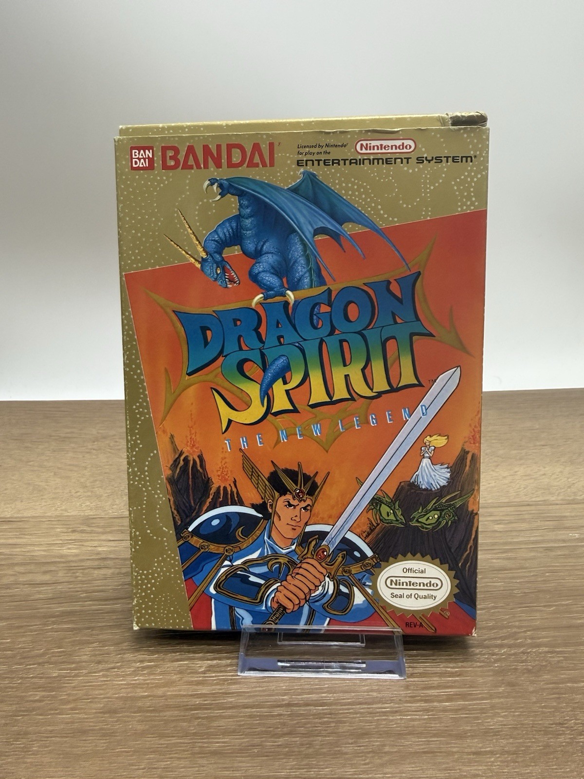 Dragon Spirit: The New Legend for NES Nintendo Complete In Box CIB