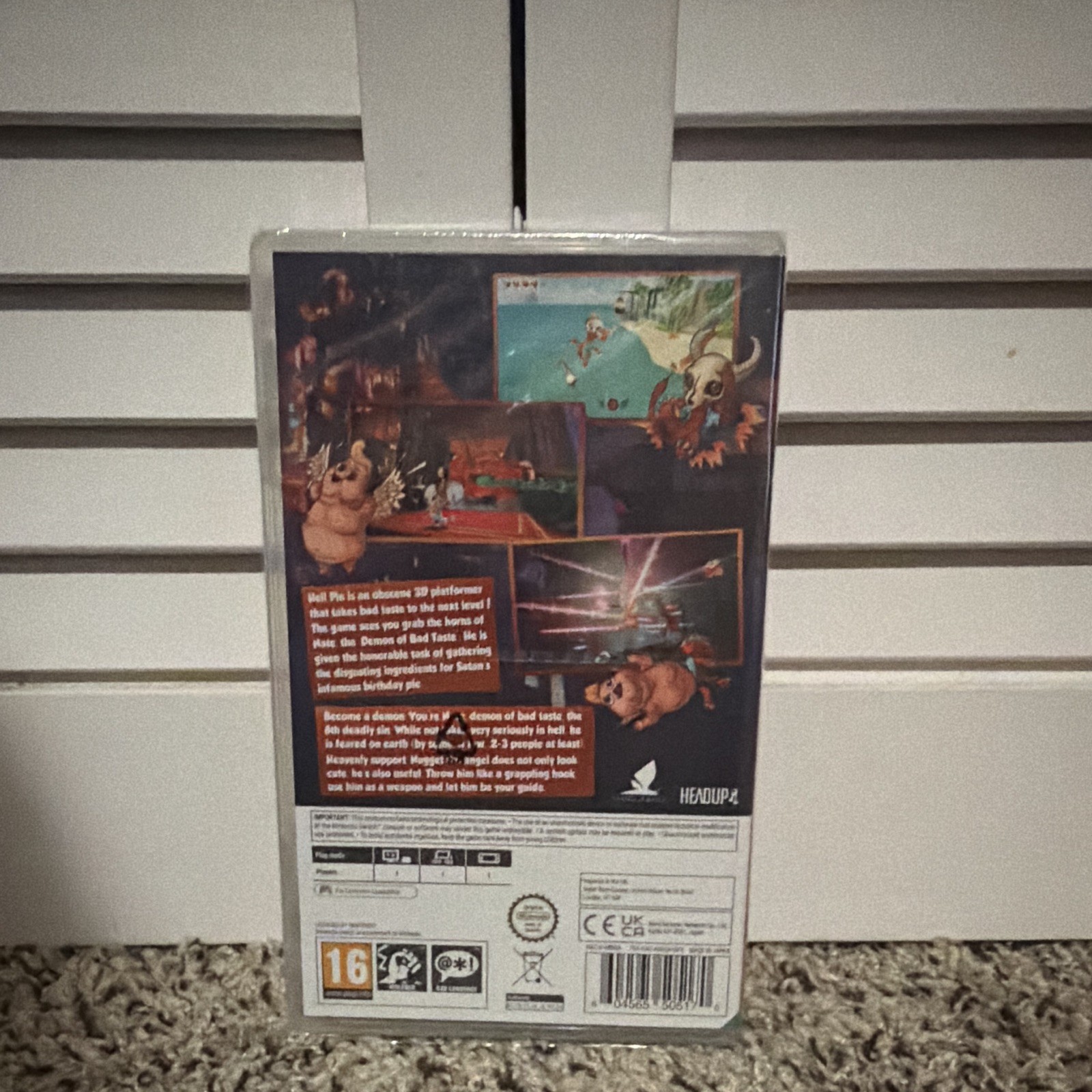 Headup Hell Pie Video Game Nintendo Switch PEGI 16 PAL Region Code