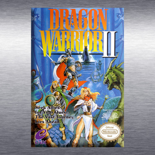 Dragon Warrior 1, 2, 3, 4 Video Game Box Art *NES* High Quality Magnet