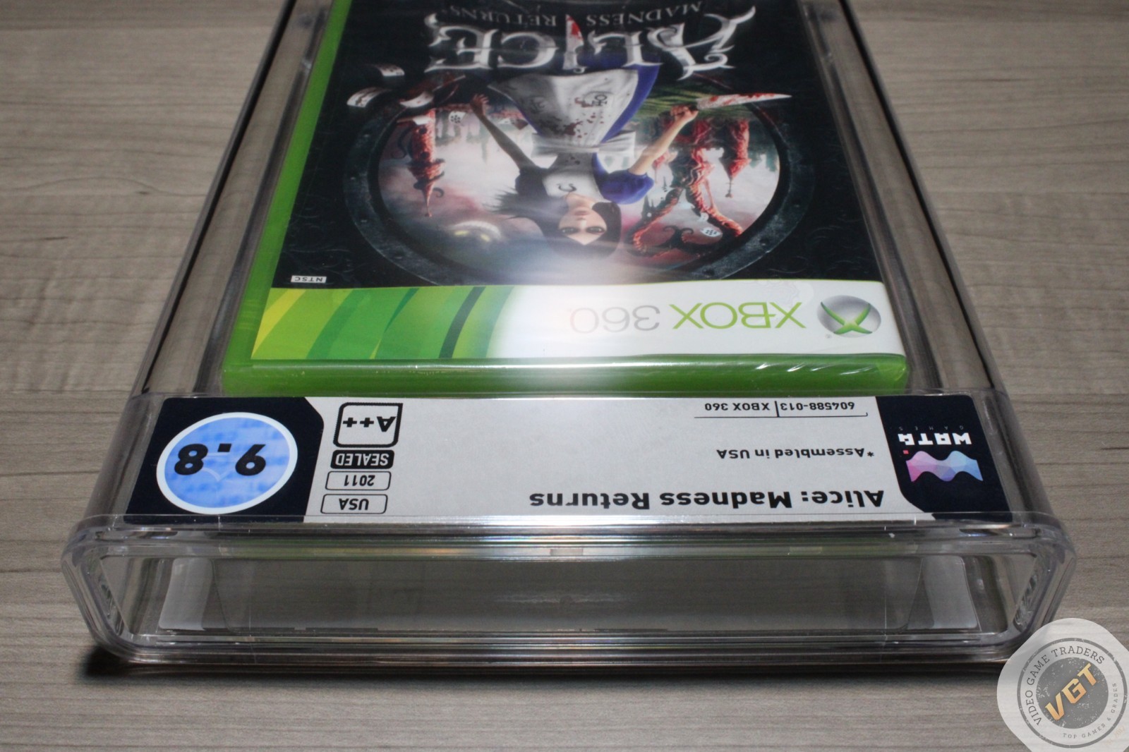 WATA 9.8 A++ – Alice: Madness Returns Xbox 360 2011 NEW! – RARE!
