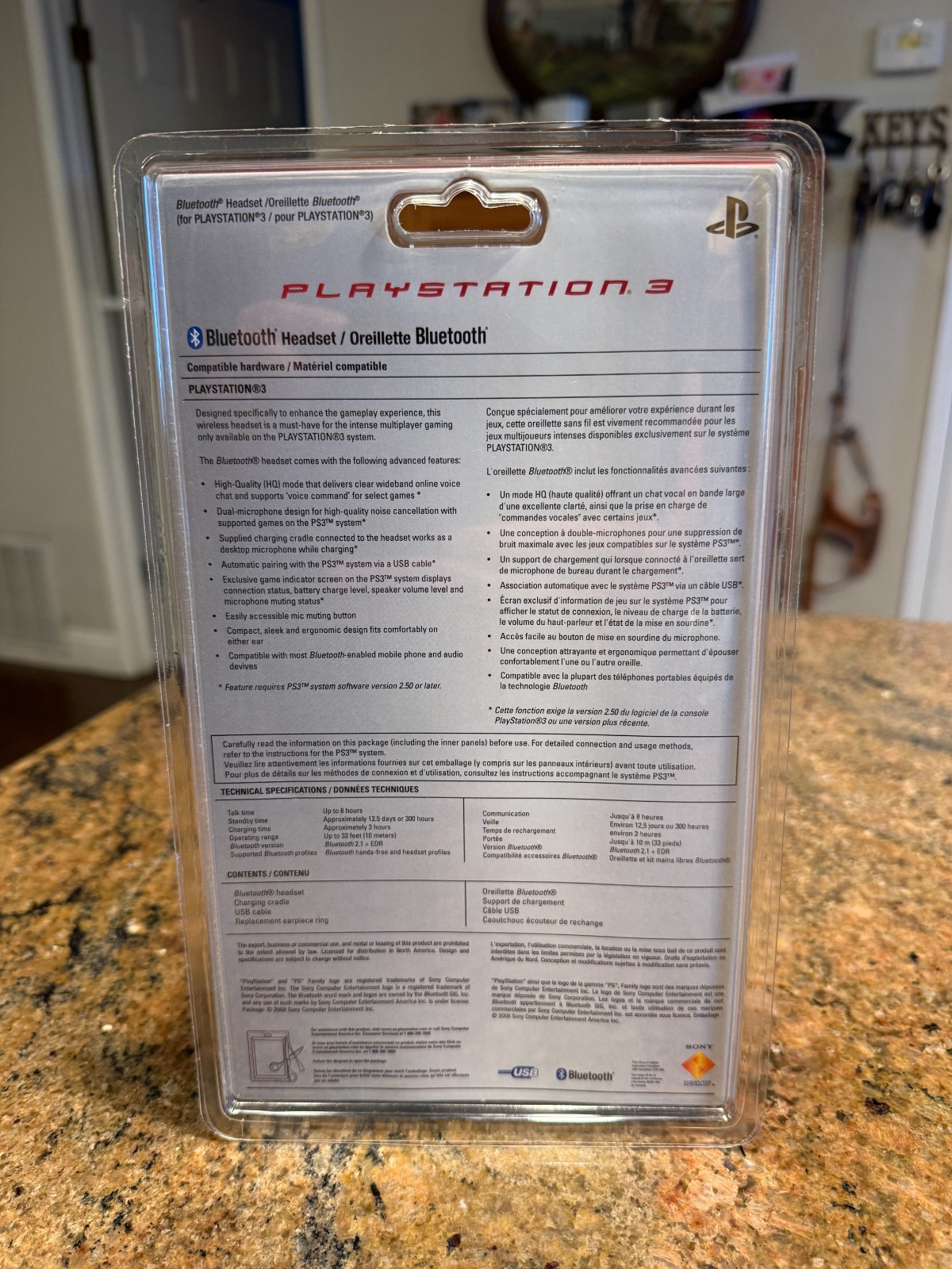 Sony Playstation 3 PS3 Wireless Bluetooth Headset New