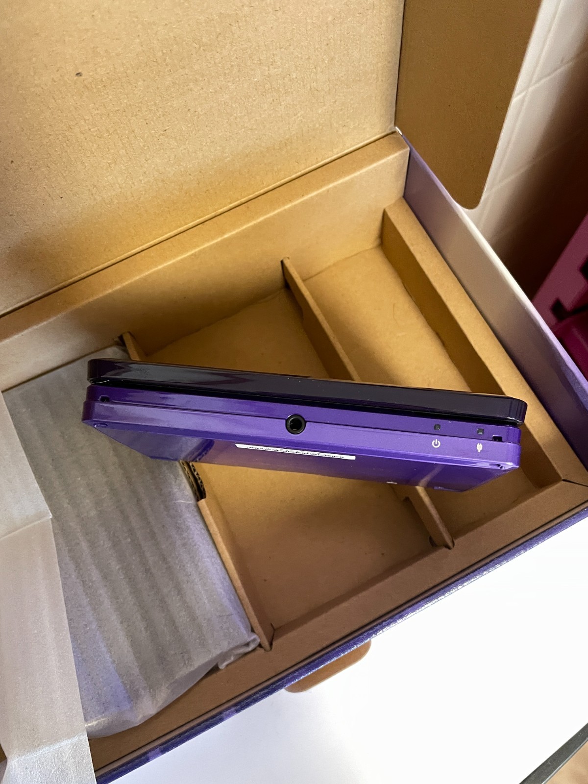 UNTESTED US VERSION Nintendo 3DS Handheld Console Midnight Purple w/Box CTR-001
