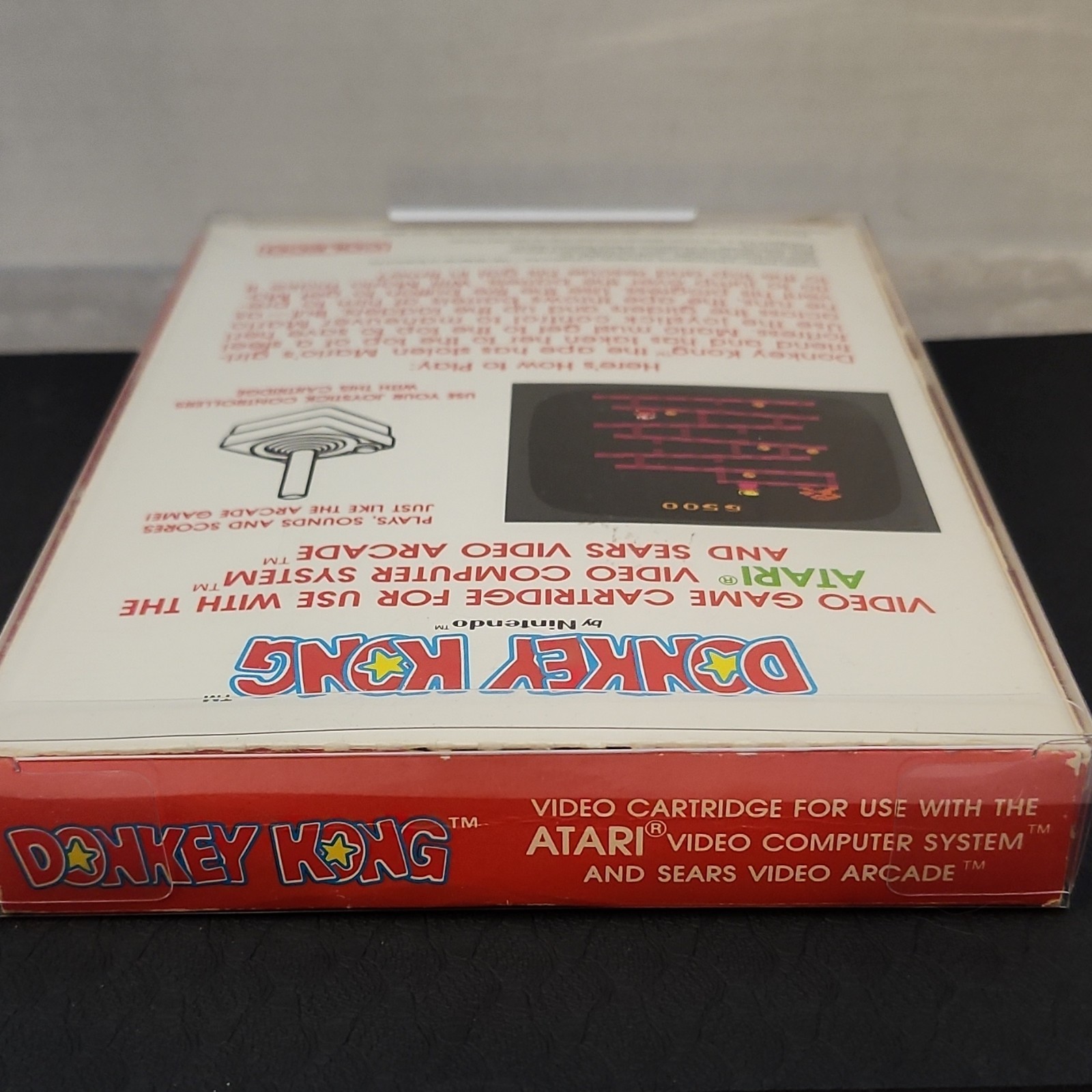 Coleco Donkey Kong Cartridge Case w/ Box for Atari 2600 1982 Never Opened