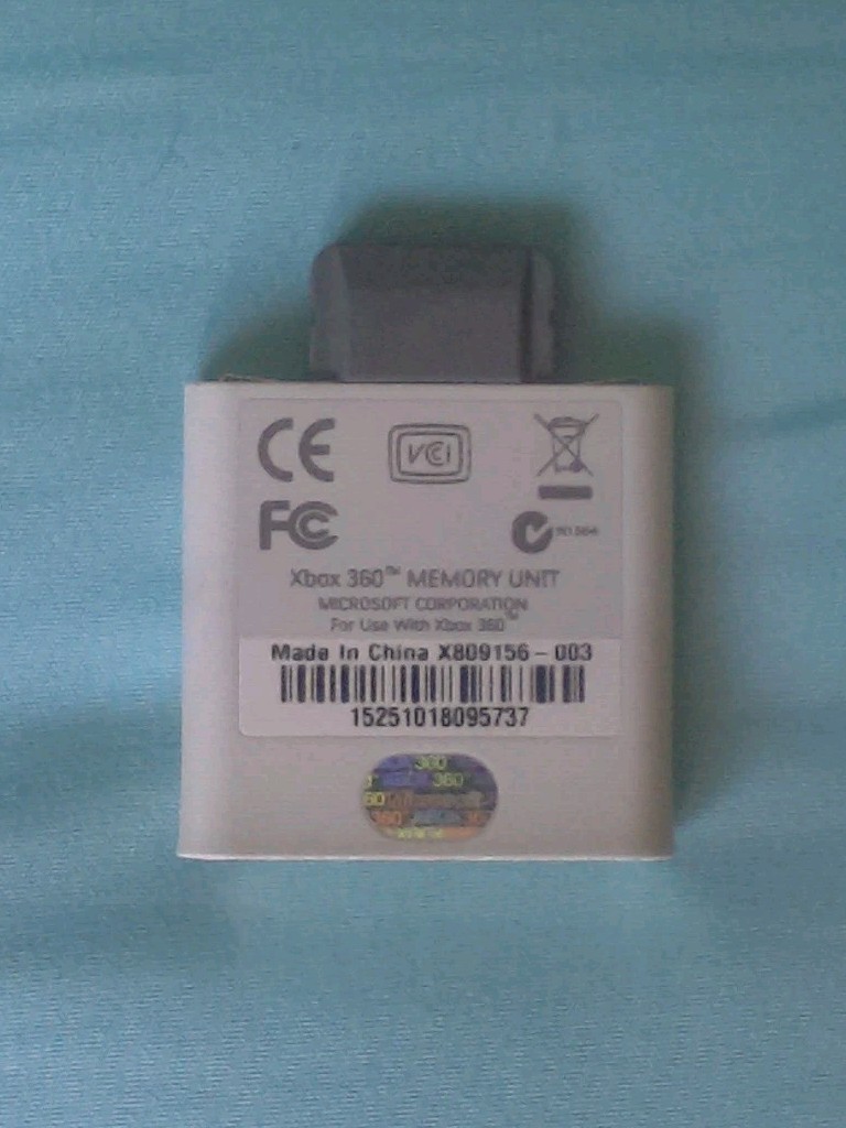 XBOX 360 Memory Unit Card 256MB Microsoft OEM X809156-003 =”.rar” SKUOO1304mem