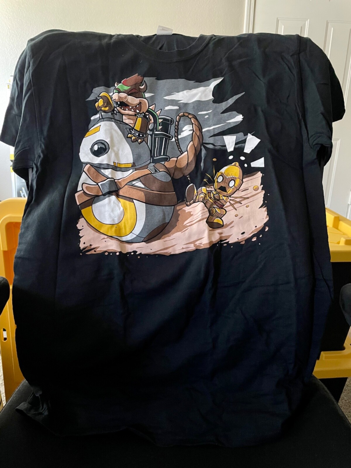 1UP Loot Subscription Box (January 2017) Tshirt, Star Wars, Bowser, Darth Vader