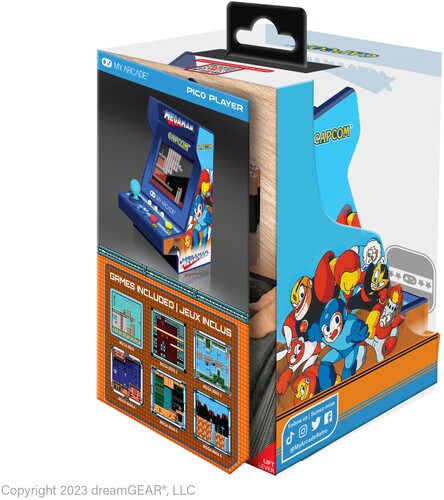 My Arcade DGUNL-7011 Mega Man Pico Player Portable Retro Arcade (6 GAMES IN 1) [