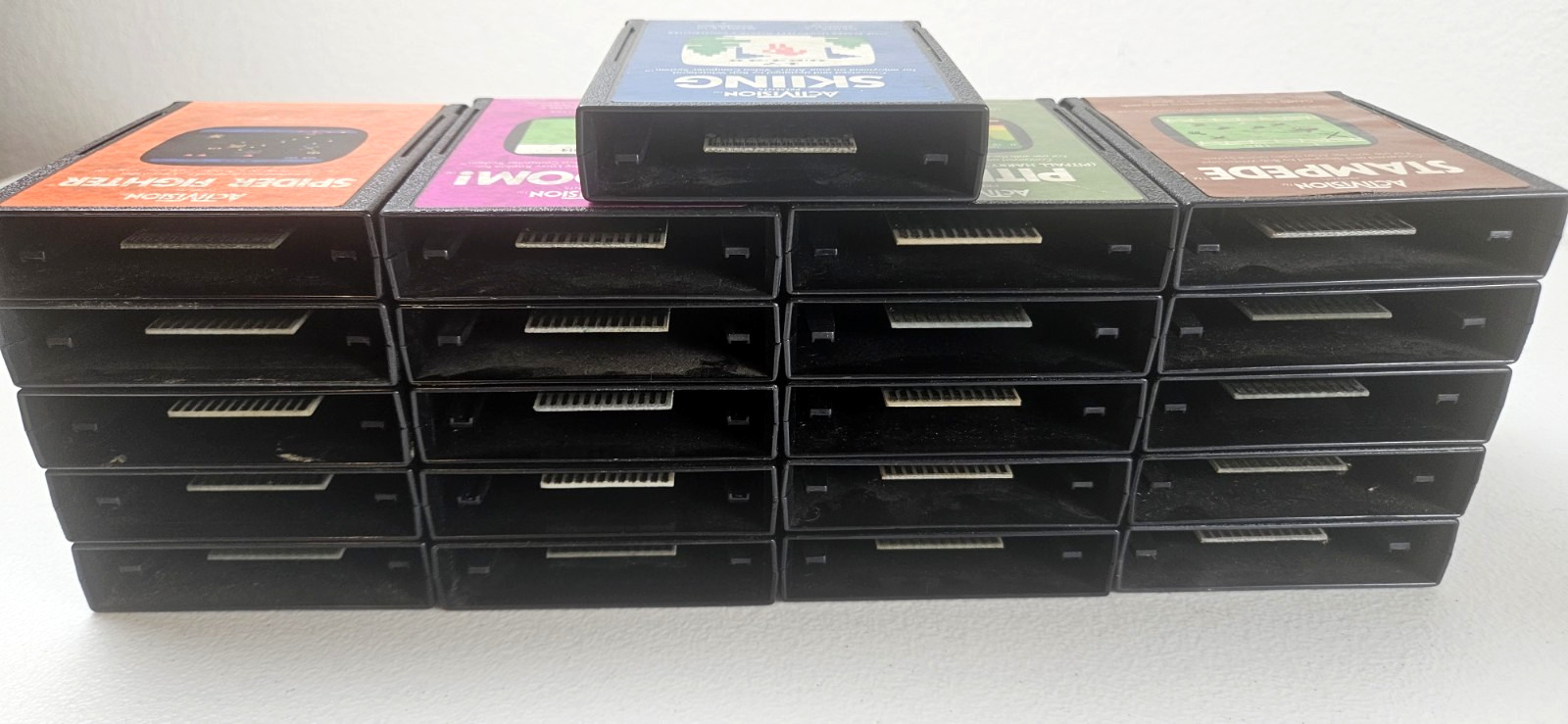 Atari 2600 Activision Games (LOT OF 21) Pitfall! River Raid, Kaboom Etc Untested