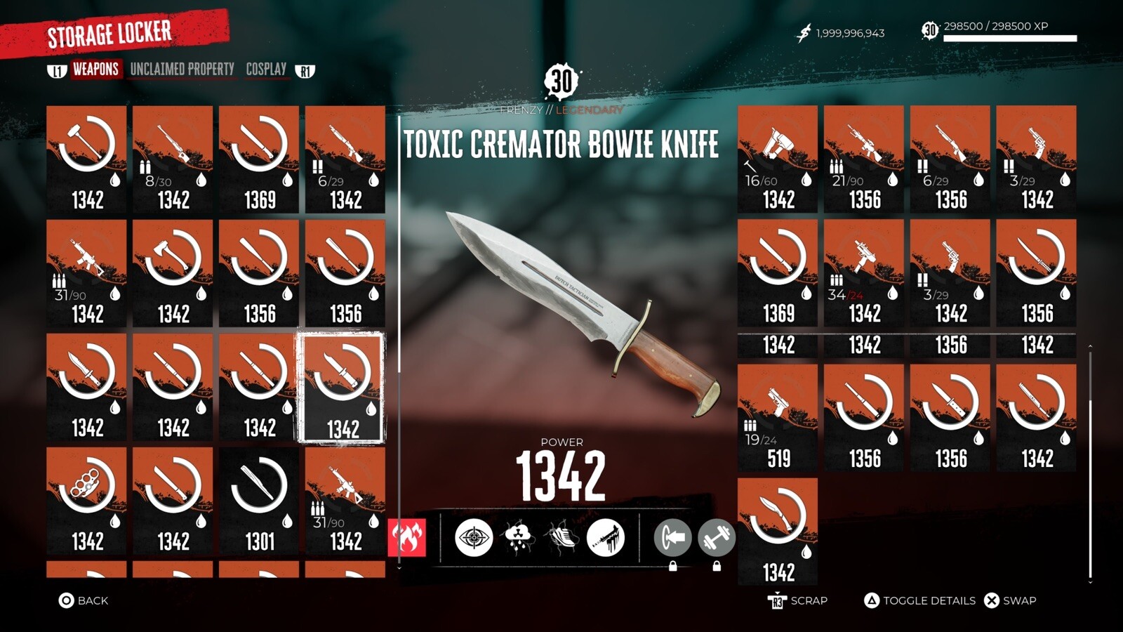 DEAD ISLAND 2| LEGENDARY WEAPON DROPS 55+ Weapons Lvl 30 PS4/PS5⚡Quick Delivery⚡