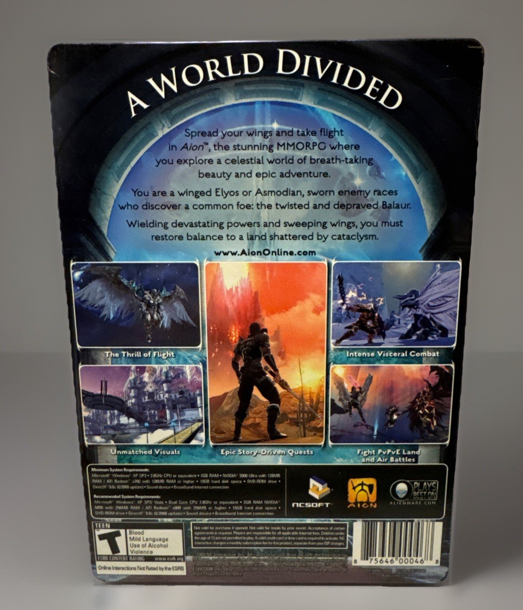 Aion (PC, 2009 CIB Steelbook Case) BN5