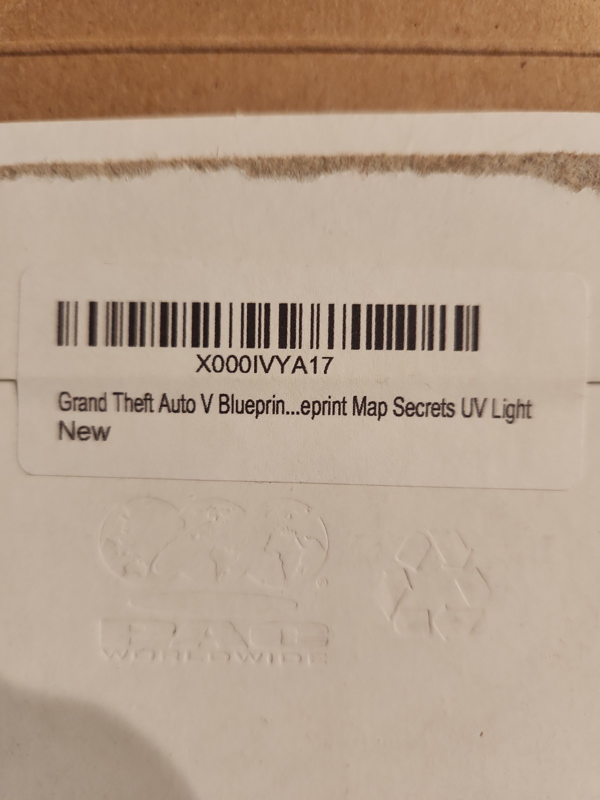 Official GTA V Blueprint Map UV Light Secrets Special Edition – Open Box Rare