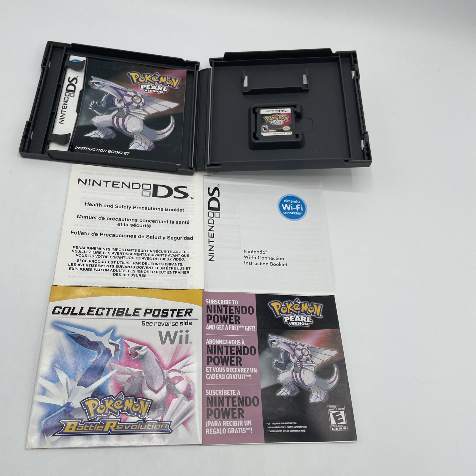 Pokémon Diamond + Pearl + Platinum Nintendo DS Authentic Lot 100% Complete CIB