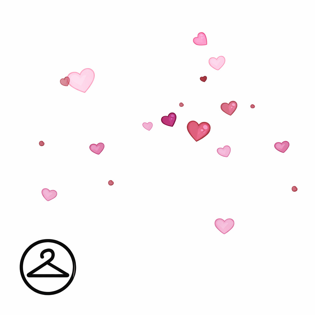Neopets !- Raining Confetti Hearts ! – WEARABLE ! – Virtual Item