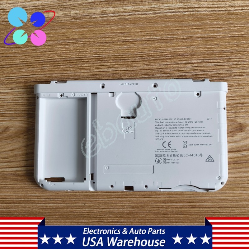 3in1 Top Middle Frame Bottom Housing Shell Case Cover For Nintendo New 3DS XL LL