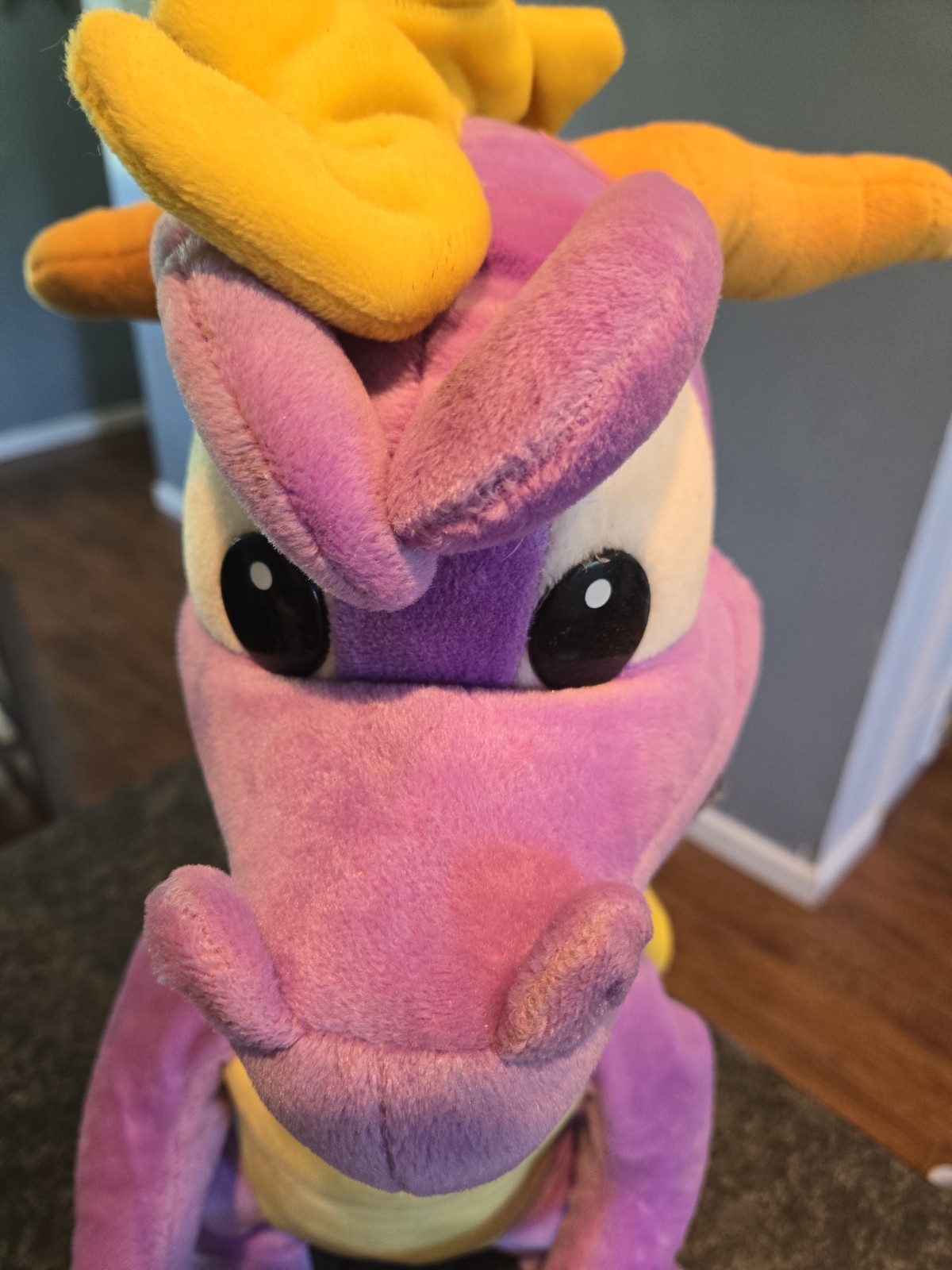 Vintage 2001 Plush Stuffed Spyro The Dragon Plush 23″ Tall