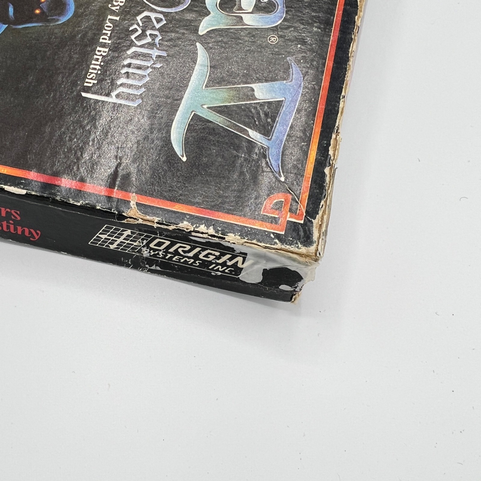 Ultima V 5 Warriors of Destiny Amiga Big Box RPG CIB, Cloth Map, Coin