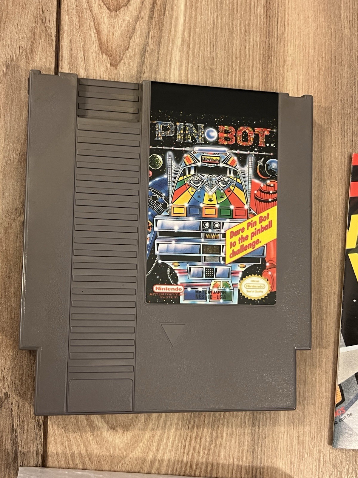 Pin Bot (Nintendo NES, 1990) CIB Complete w/ Poster & Inserts Tested Works