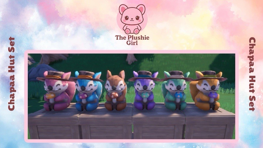 Chapaa Hut Plushie Set – Palia
