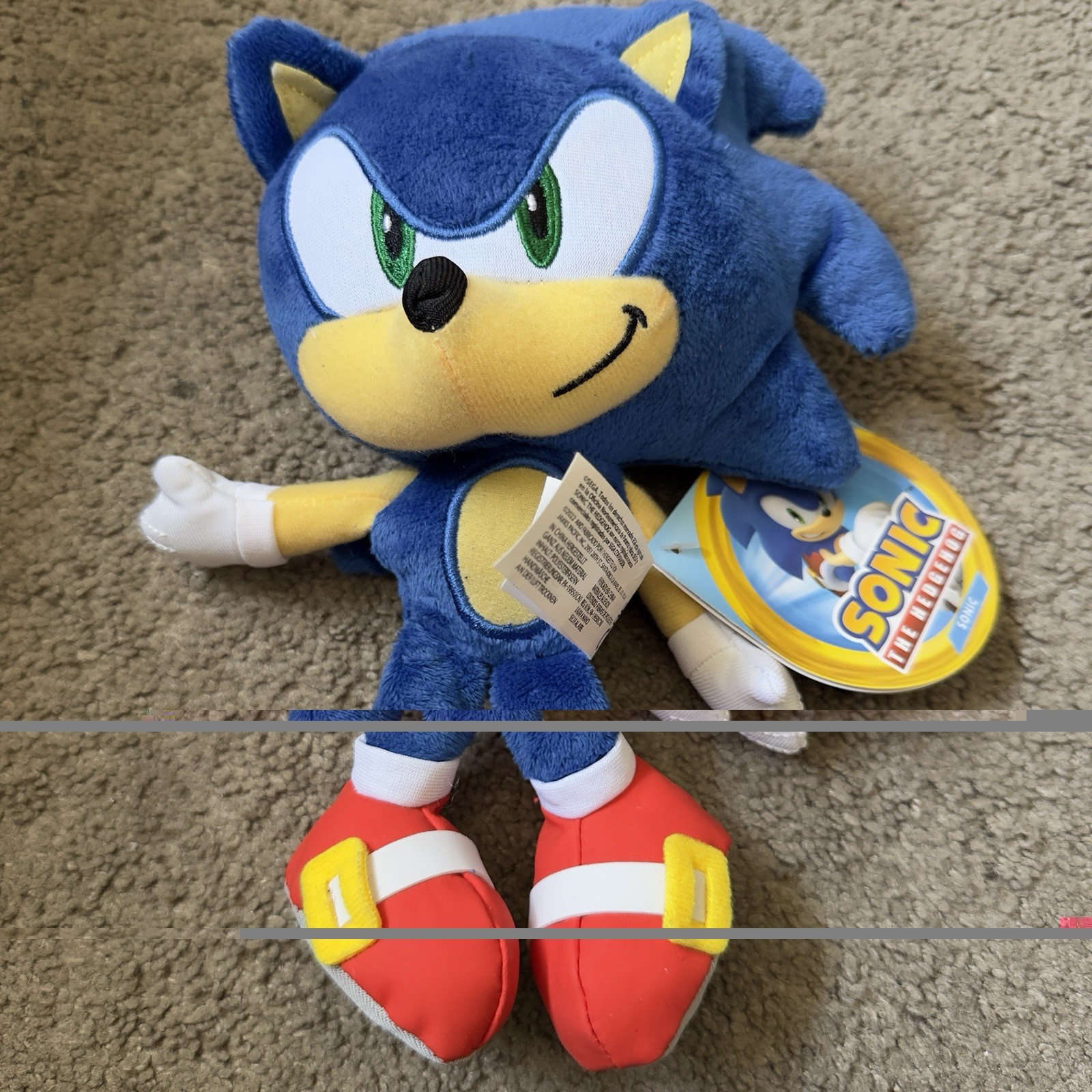 Jakks Pacific Sonic The Hedgehog Plush Lot knuckles, Sonic, Mighty and more