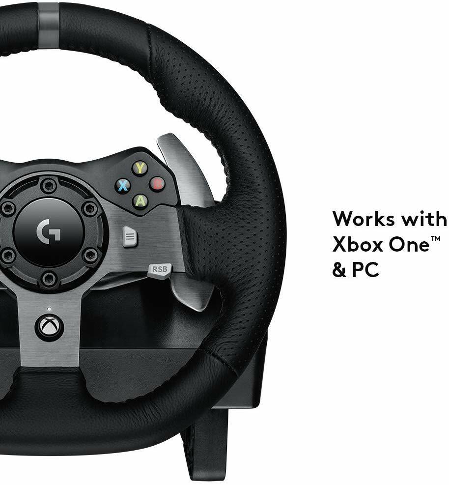 Logitech G920 Xbox Driving Force Racing Wheel for Xbox One and PC (941-000121)