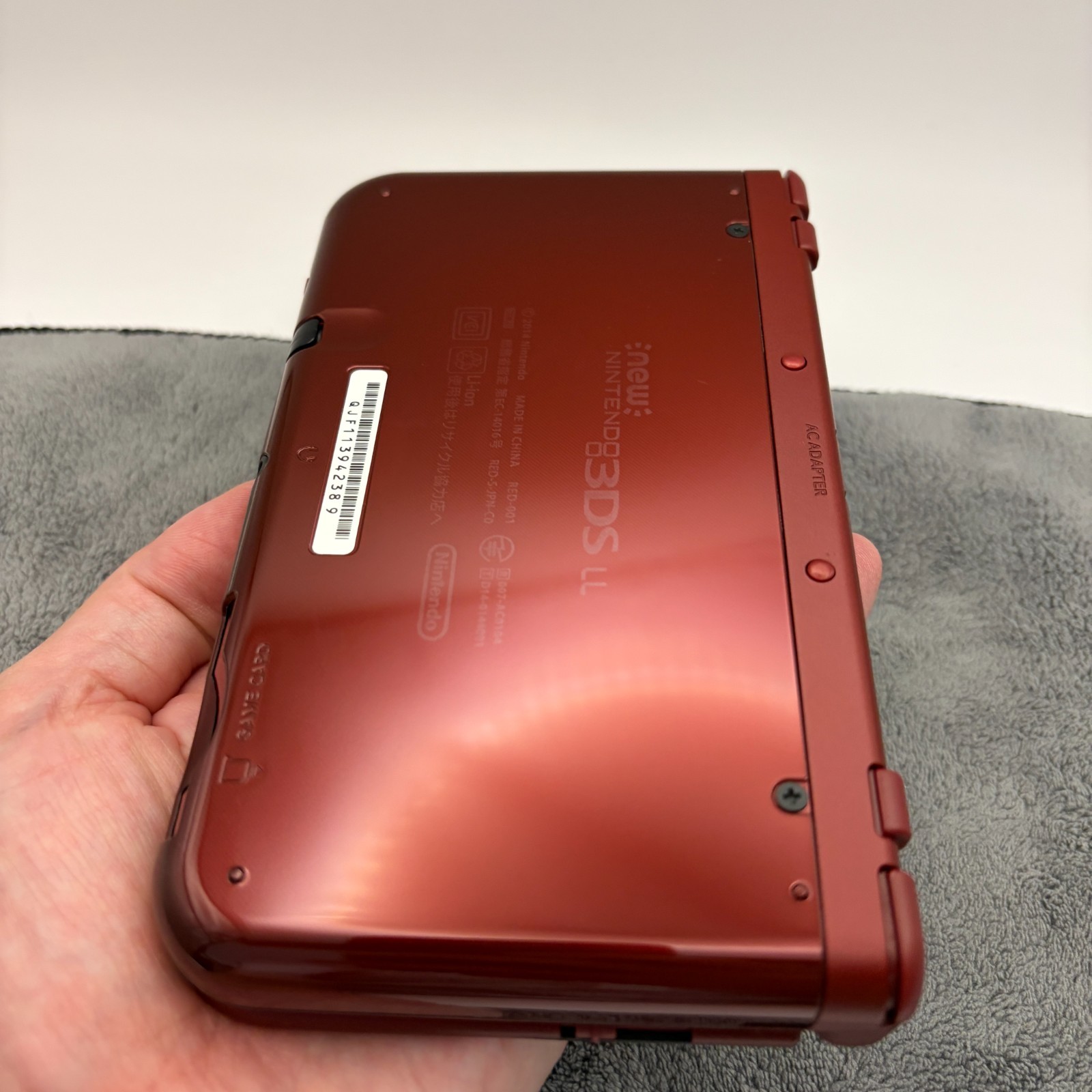 【Near Mint】IPS Nintendo NEW 3DS LL XL Metallic Red Handheld Game Console