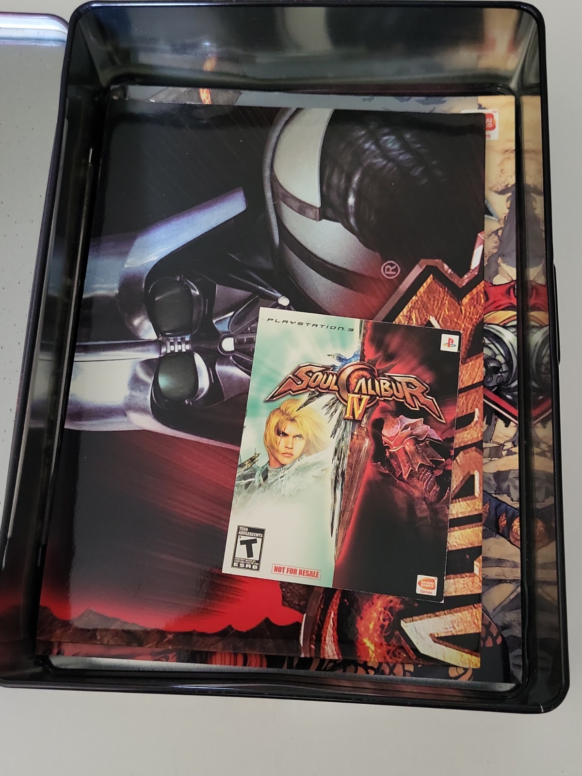 Soul Calibur IV Premium Edition Tin With New Xl Shirt, Comics , Poster & Card