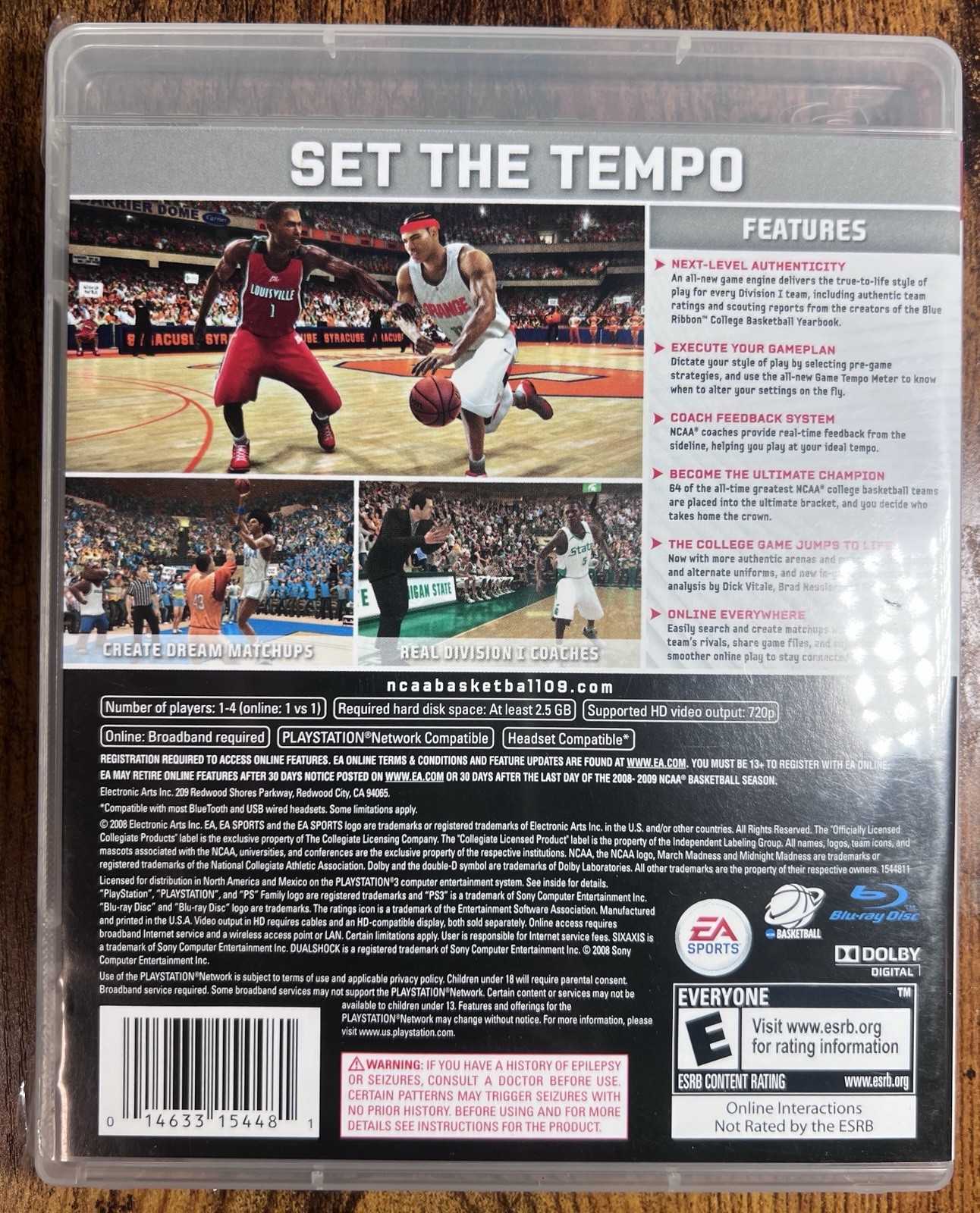 NCAA Basketball 09 (Sony PlayStation 3, 2008)