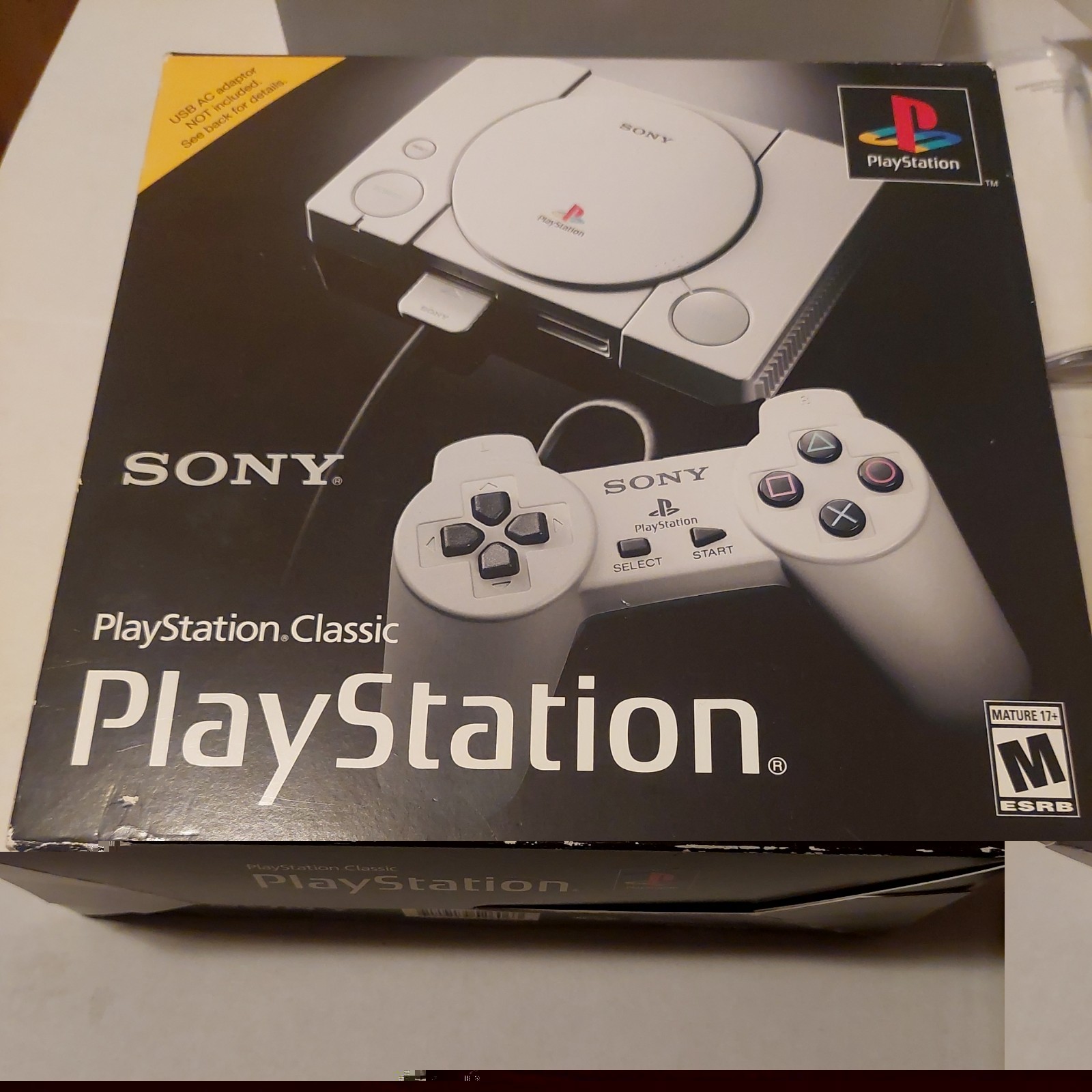 Sony PlayStation Classic Microconsole Gray USB Console Platform Model – Open Box