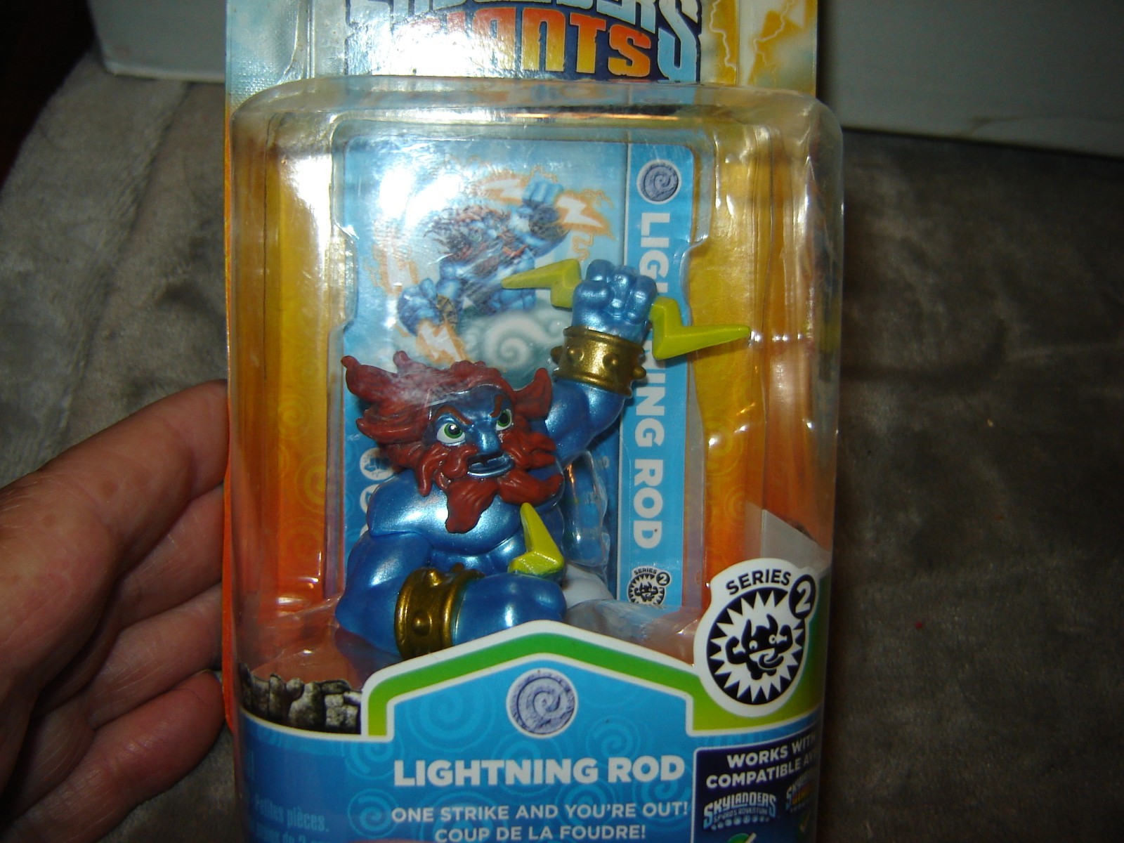 Skylanders Giants 2012 Activision Lightning Rod Mint on card Never opened NICE