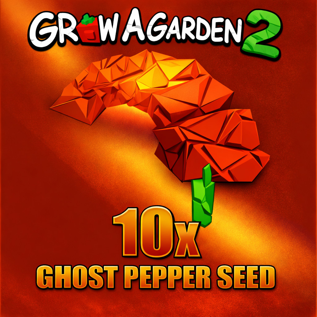🪴Grow a Garden 2 |🌶️ 10X GHOST PEPPER SEED🌶️ | GAG2 | Fast & Cheap