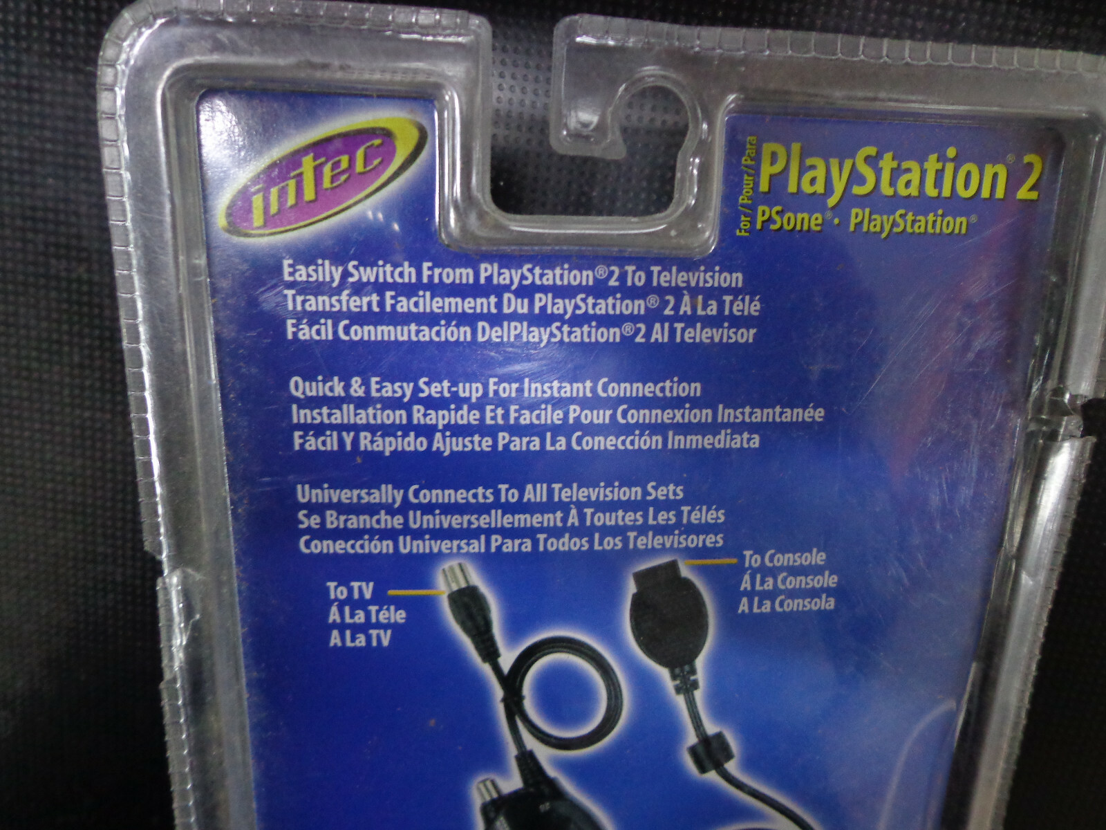 RFU Adaptor By Intec Connects PlayStation 2 Console To TV G7200 New