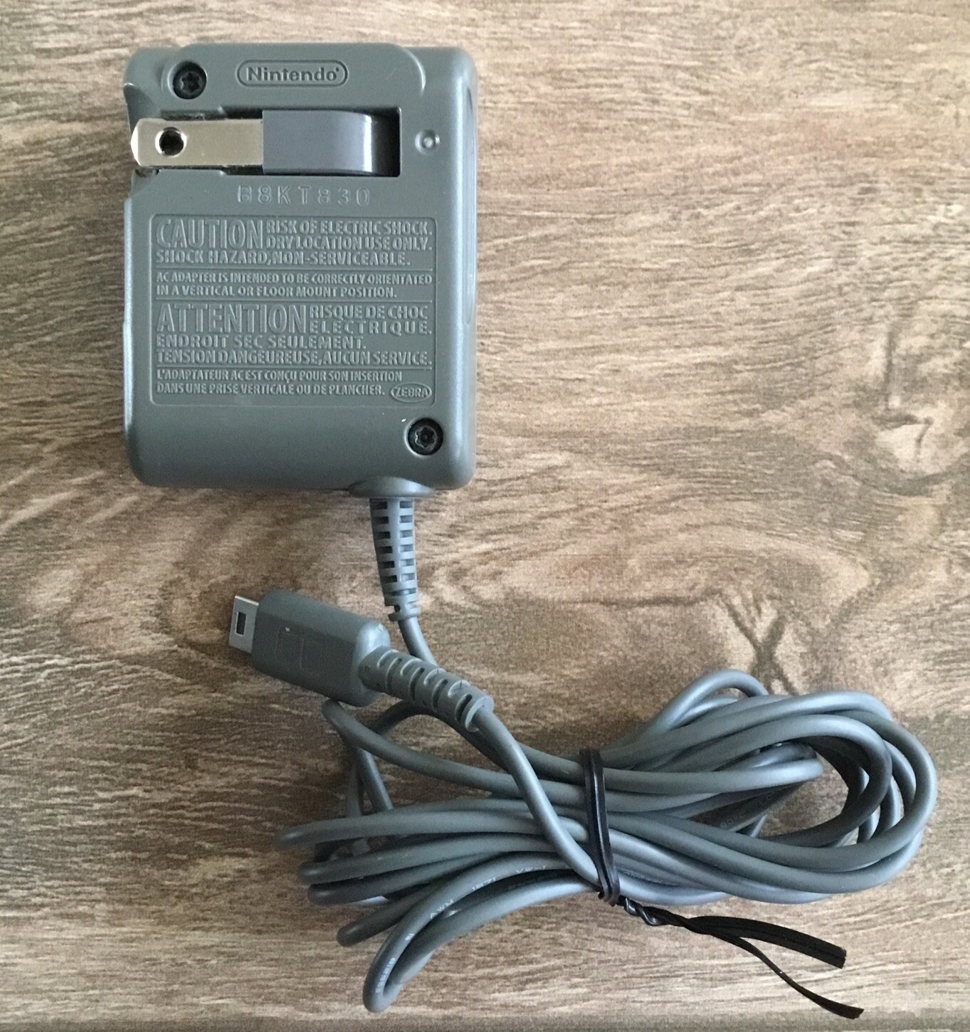 Official Nintendo USG-002 (USA) DS Lite Wall Power AC Adapter ChargerOEM Gray——5