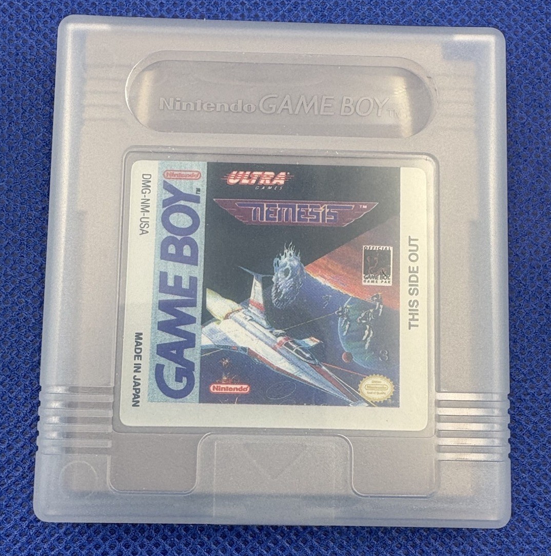 Nemesis (1990) Nintendo Game Boy CIB Made in Japan by Ultra Games