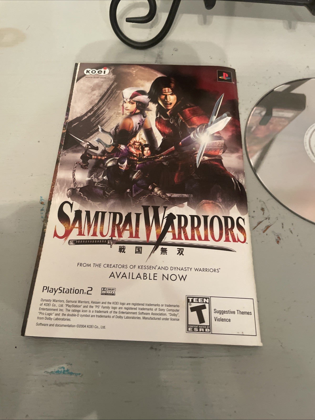 Xtreme Legends: Dynasty Warriors 4 PS2(Sony PlayStation 2) w/Manual 🔥Fast ship