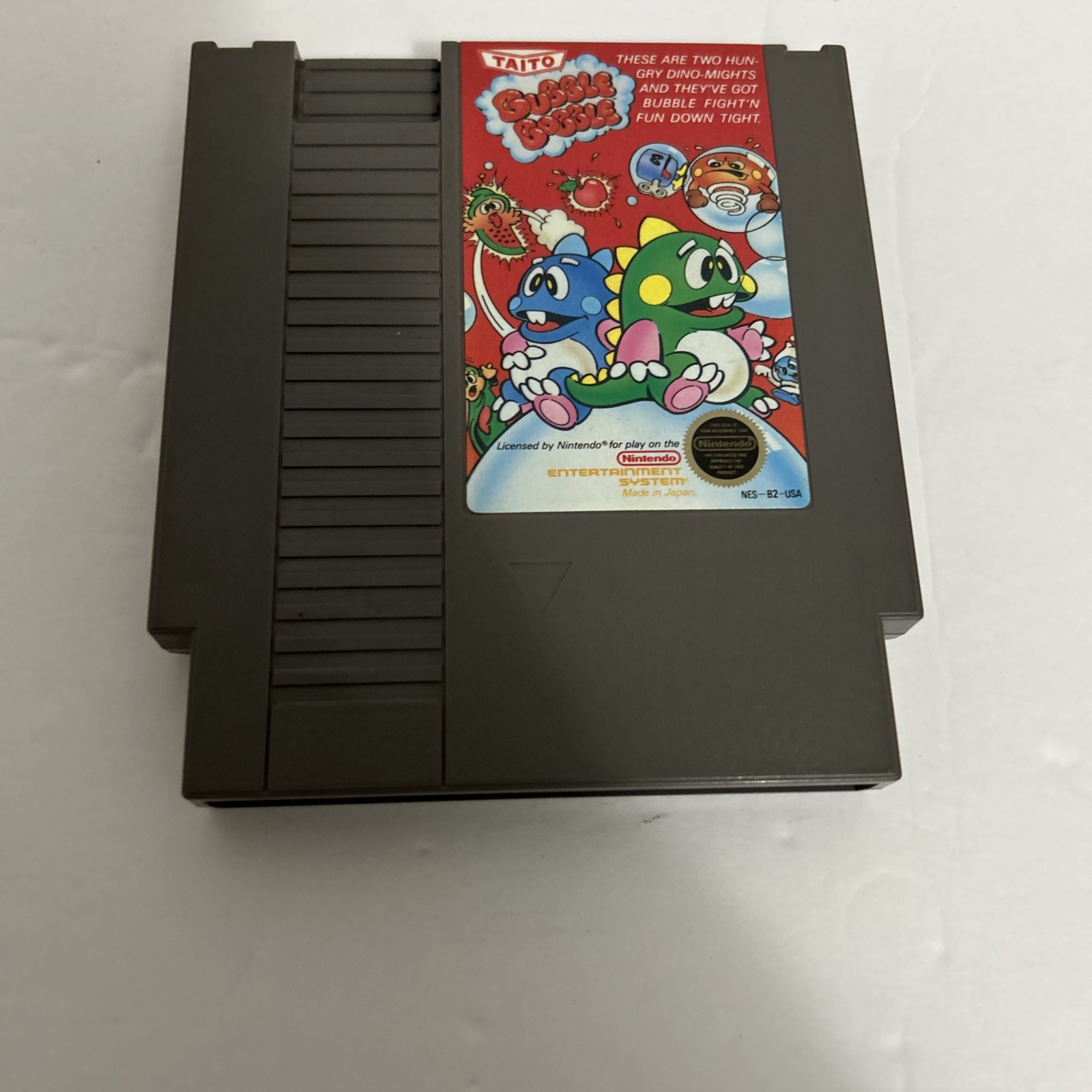 Bubble Bobble Nintendo NES Authentic Tested.