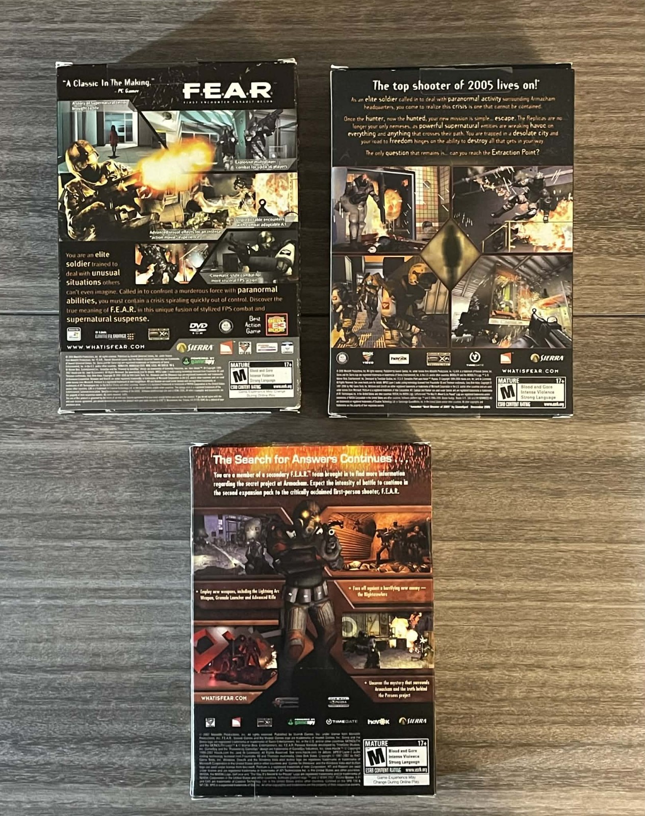 F.E.A.R. Director’s Edition + Extraction Point and Perseus Mandate Expansions
