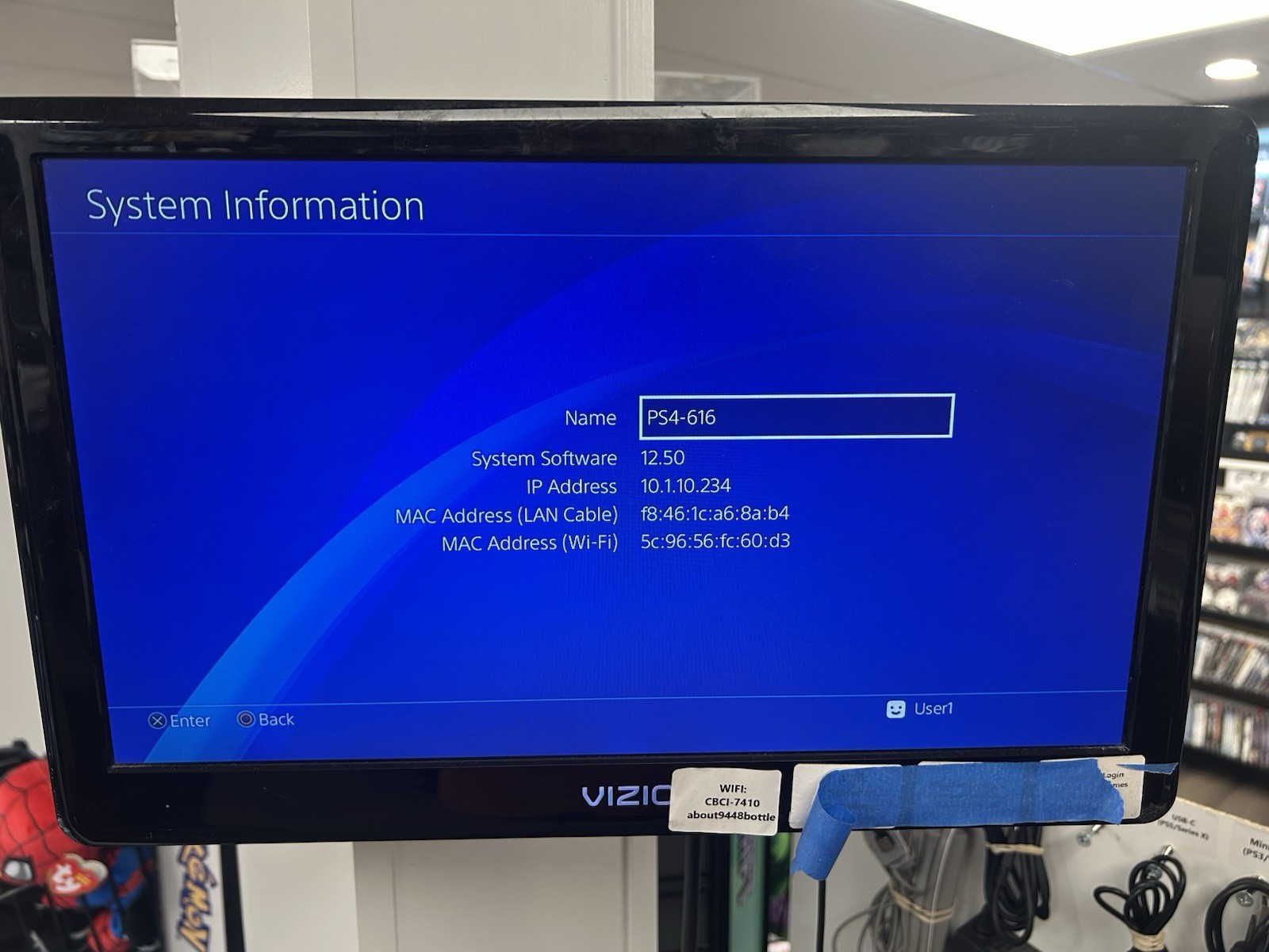 Sony PlayStation 4 PS4 Slim 1TB Console – Tested/Working! No Controller