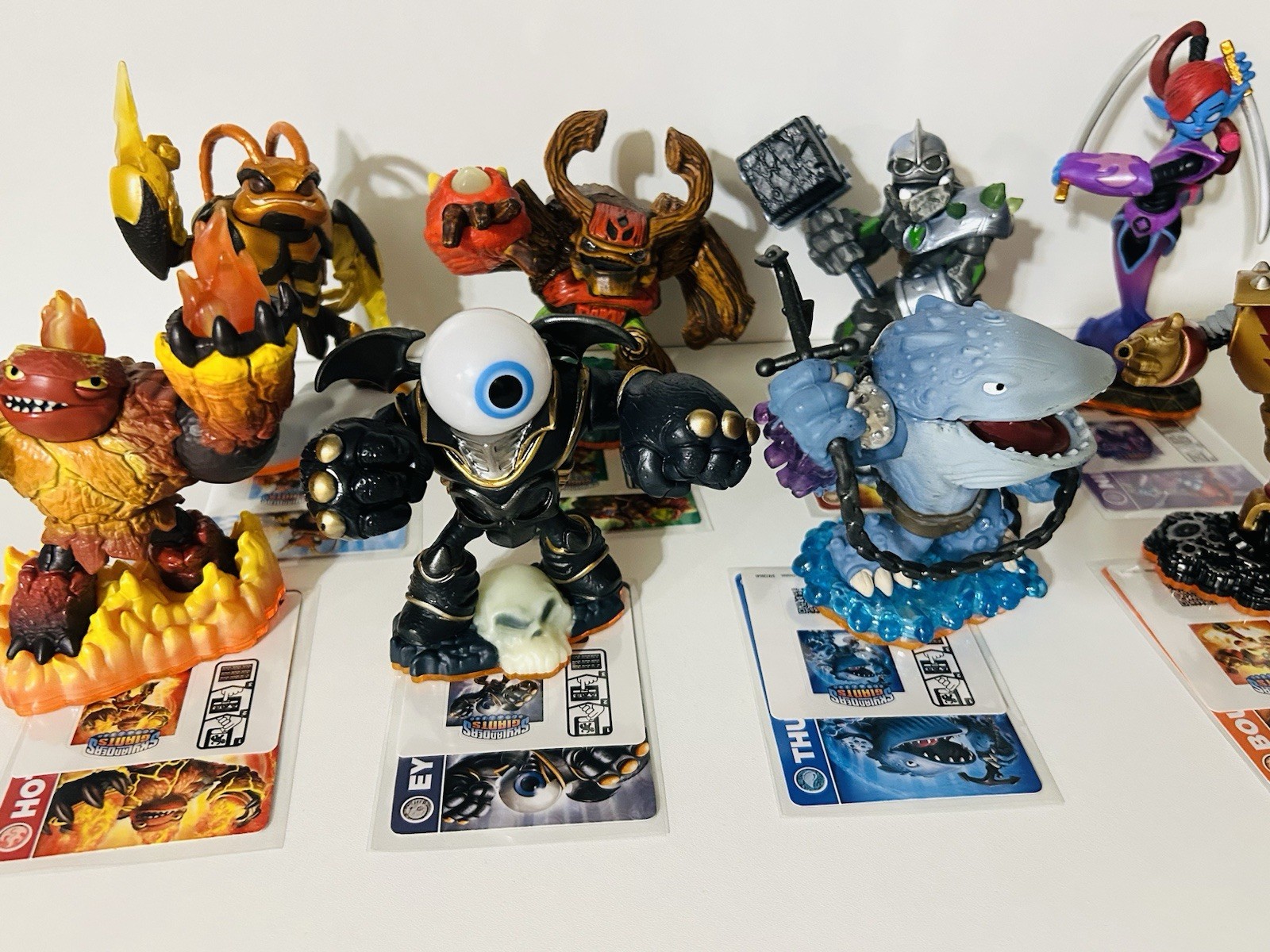 Skylanders Giants Master Giants Complete Set of 8. All Elements