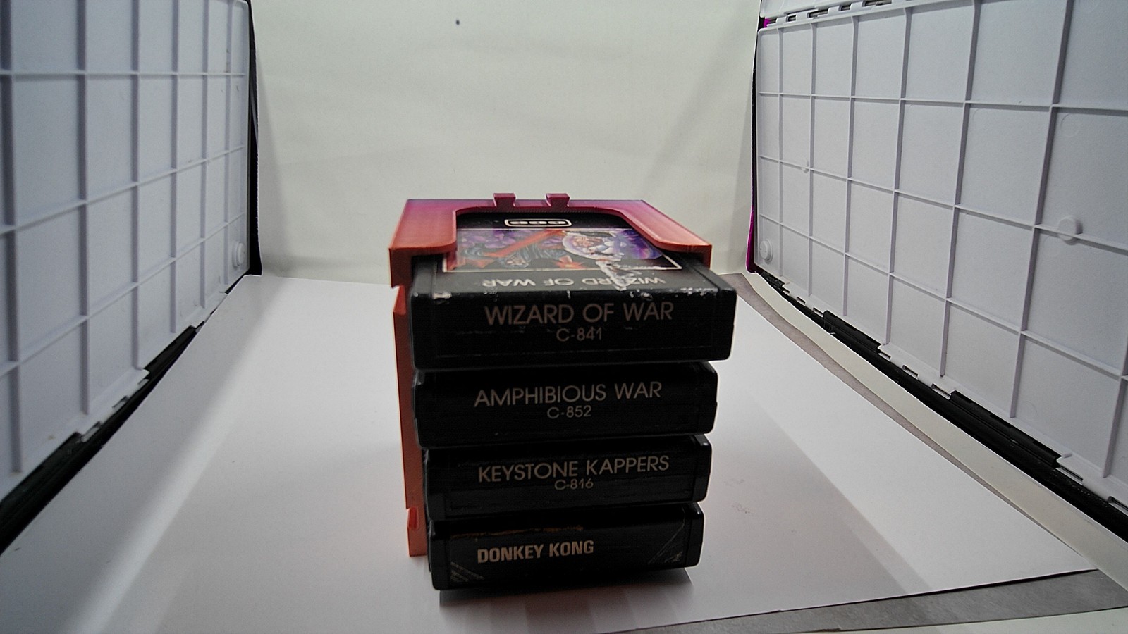 4x CCE Donkey Kong Keystone Kappers Amphibious Wizard of War Brazil Atari 2600