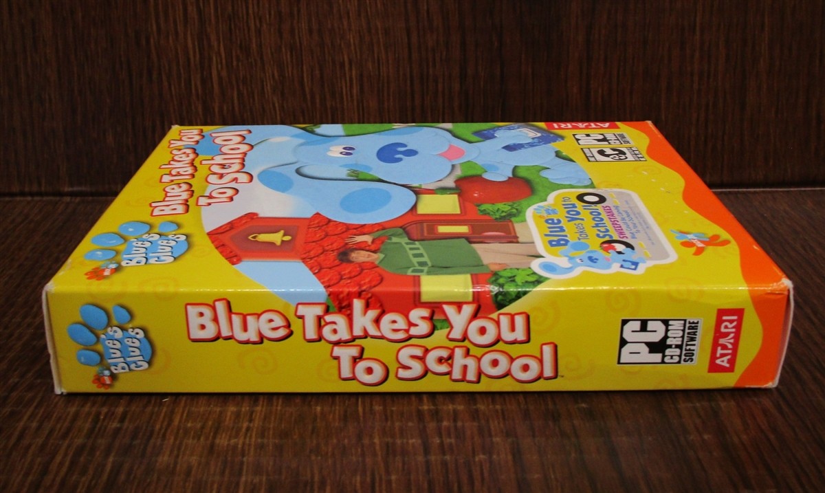 Video Game PC Blue’s Clues Blue Takes You to School Blues NEW SEALED BOX