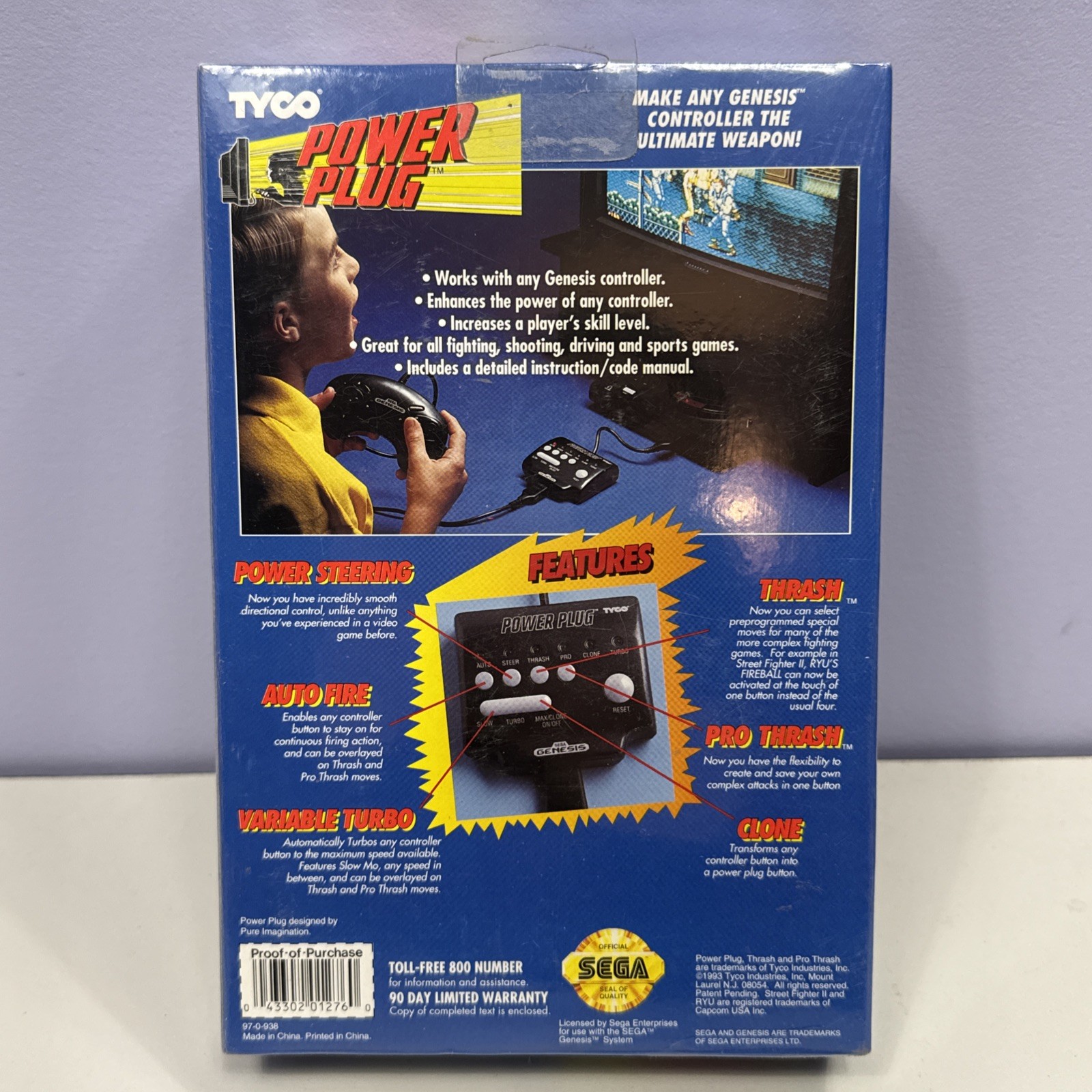 Tyco Sega Genesis Power Plug New In Box Controller The Ultimate Mod