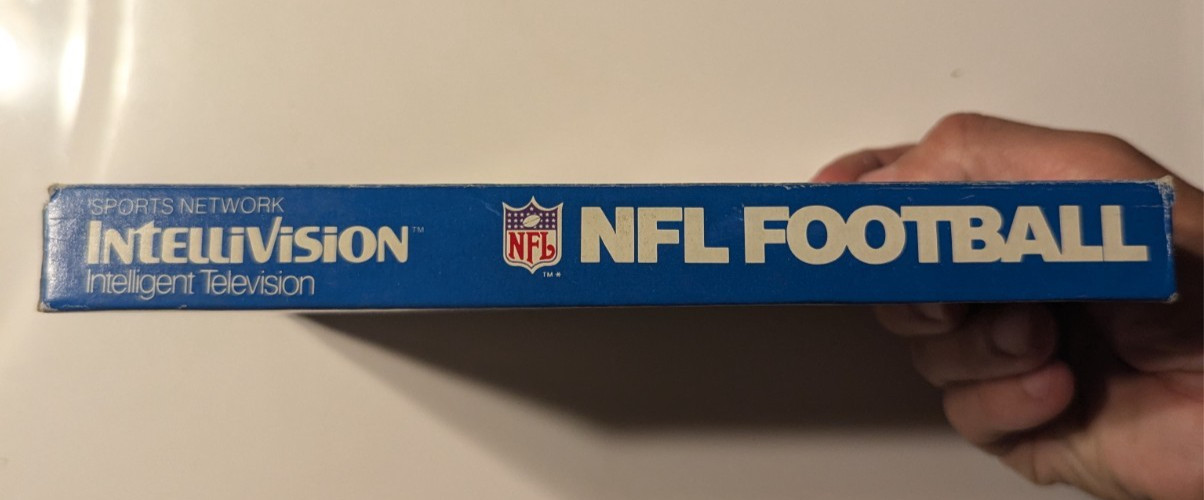 NFL Football Intellivision Video Game 1979 Complete in Box CIB Tested Ships Fast