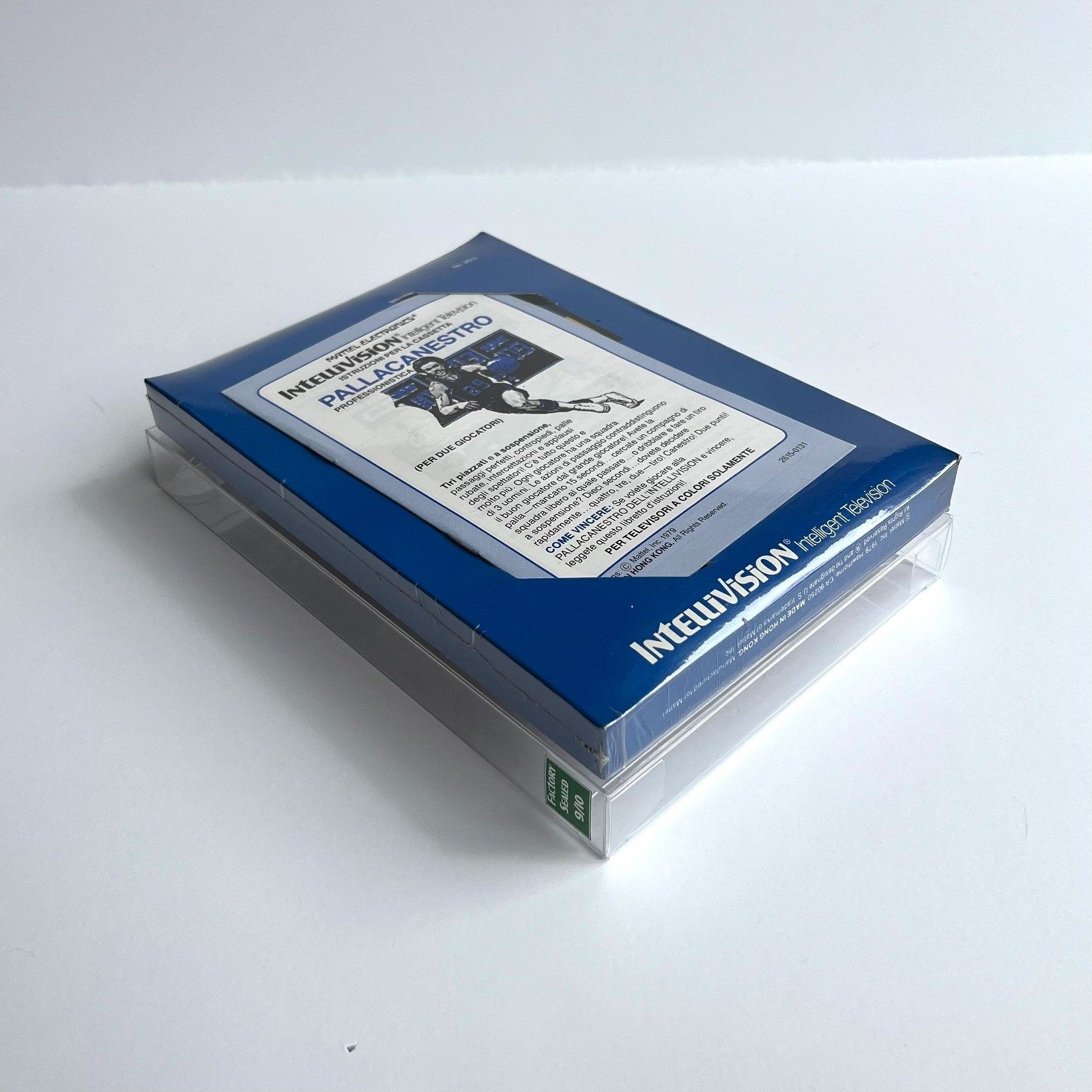 Factory Sealed Basketball for Intellivision — v. Italy