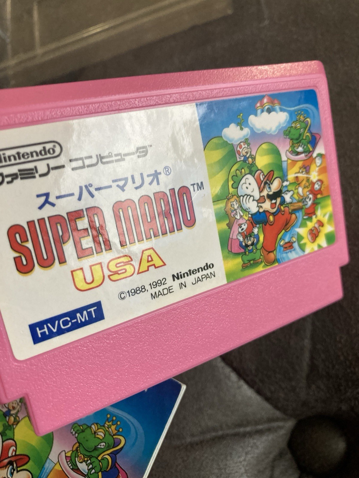 1992 Super Mario USA. Nintendo Famicom Game. Made In Japan. Original