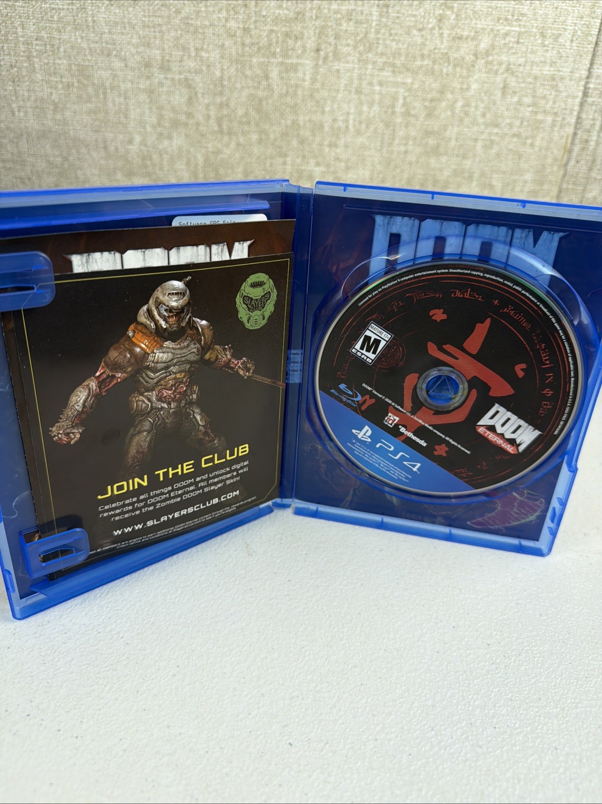 Doom Eternal – Sony PlayStation 4 Complete Tested W/ Collectors Case
