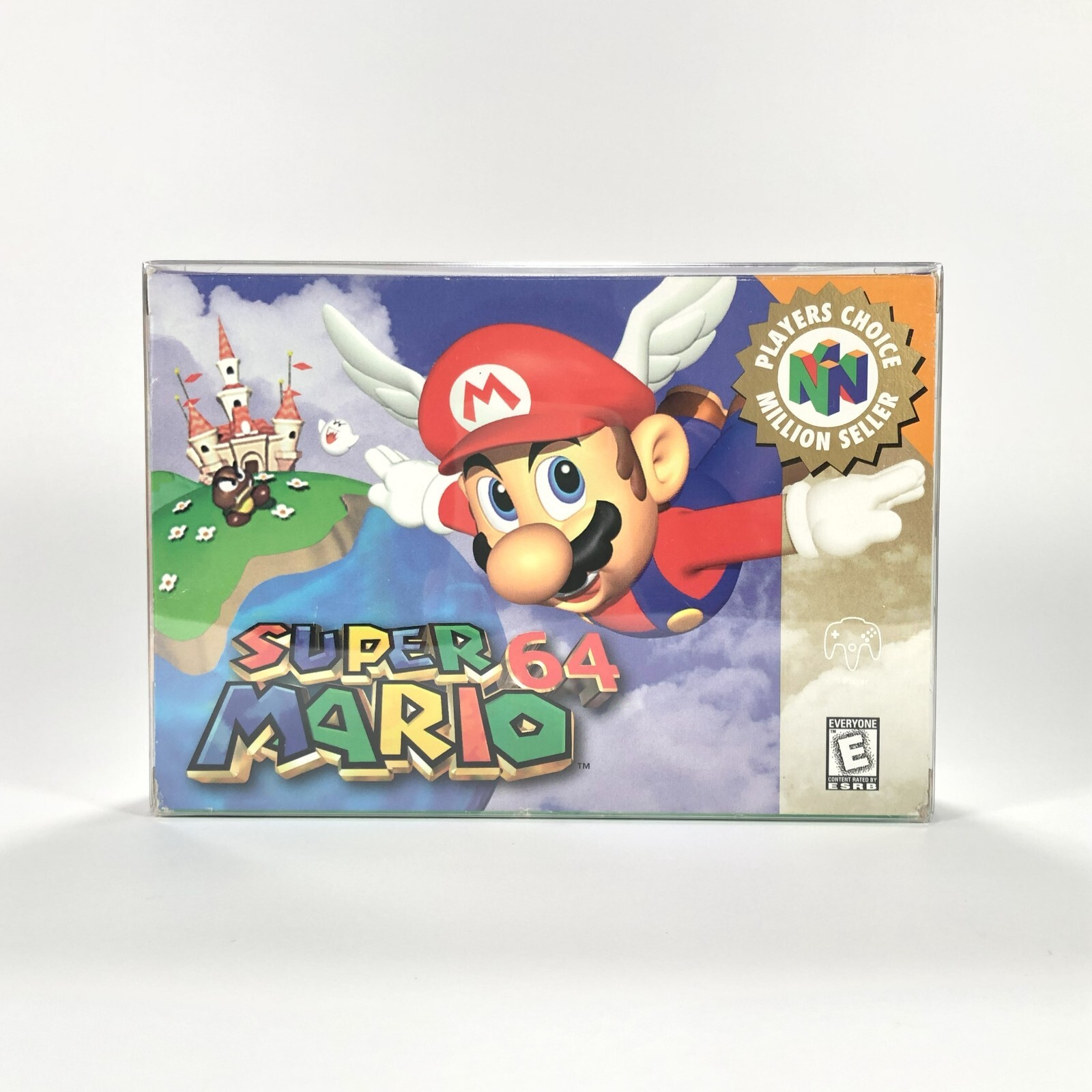 25 N64 Clear Plastic Box Protector Sleeve Case for Complete CIB Games
