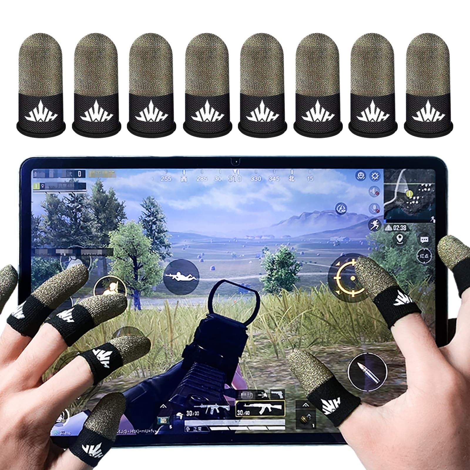 Gaming Controller For ipad Handle Washable & Reusable Anti-Slip Silicone Game…